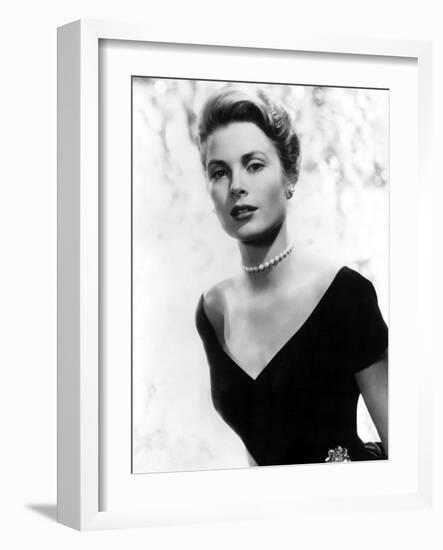 Grace Kelly in 1956-null-Framed Photo