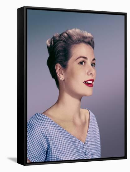 Grace Kelly in the 50's (photo)-null-Framed Stretched Canvas