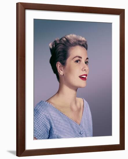 Grace Kelly in the 50's (photo)-null-Framed Photo