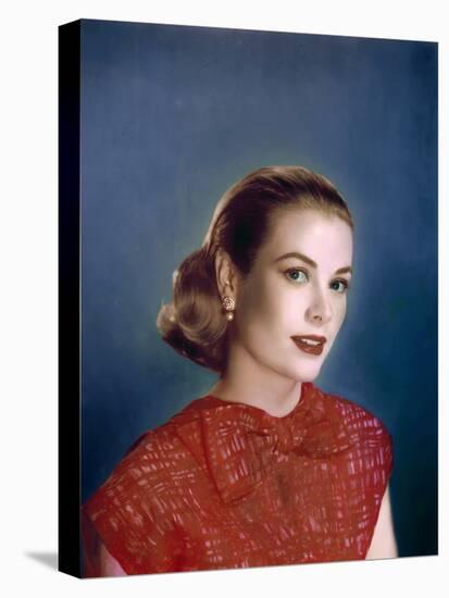 Grace Kelly in the 50's (photo)-null-Stretched Canvas