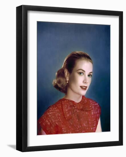 Grace Kelly in the 50's (photo)-null-Framed Photo