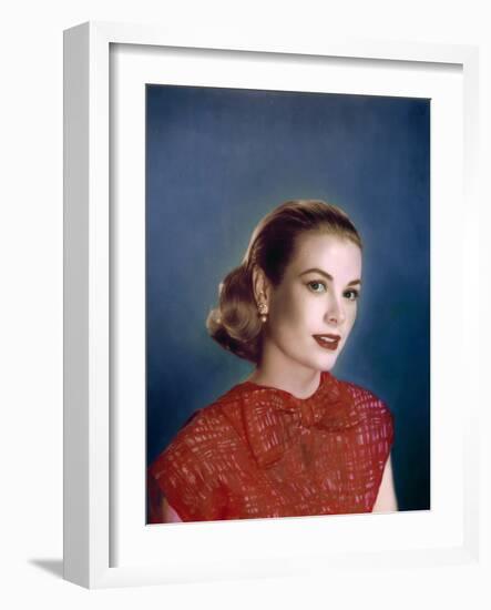 Grace Kelly in the 50's (photo)-null-Framed Photo