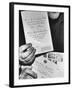 Grace Kelly's Wedding Invitation-null-Framed Premium Photographic Print