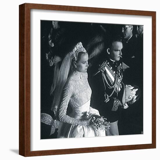 Grace Kelly VI-British Pathe-Framed Giclee Print