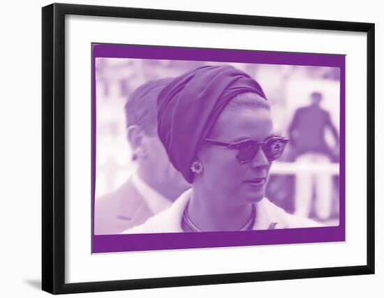 Grace Kelly XII In Colour-British Pathe-Framed Giclee Print