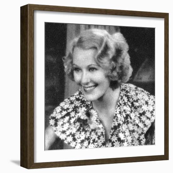 Grace Moore, American Operatic Soprano and Broadway and Film Actress, 1934-1935-null-Framed Giclee Print