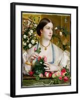 Grace Rose, 1866 (Oil on Panel)-Anthony Frederick Augustus Sandys-Framed Giclee Print