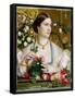 Grace Rose, 1866 (Oil on Panel)-Anthony Frederick Augustus Sandys-Framed Stretched Canvas