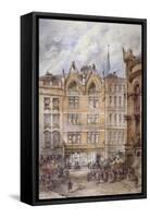 Gracechurch Street, City of London, 1882-Thomas Colman Dibdin-Framed Stretched Canvas