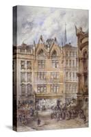 Gracechurch Street, City of London, 1882-Thomas Colman Dibdin-Stretched Canvas