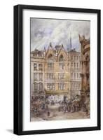 Gracechurch Street, City of London, 1882-Thomas Colman Dibdin-Framed Giclee Print