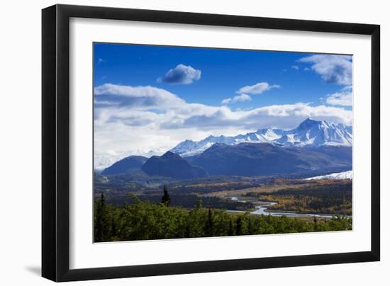 Graceful Bends of Matanuska River-fmcginn-Framed Photographic Print