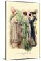 Graceful Evening and Dinner Gowns-null-Mounted Art Print