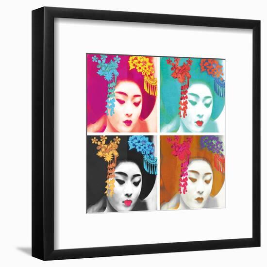 Graceful Geisha-Belle Poesia-Framed Giclee Print