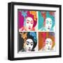 Graceful Geisha-Belle Poesia-Framed Giclee Print