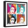 Graceful Geisha-Belle Poesia-Framed Giclee Print