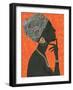 Graceful Majesty I Orange-Emily Adams-Framed Art Print