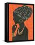 Graceful Majesty II Orange-Emily Adams-Framed Stretched Canvas