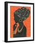 Graceful Majesty II Orange-Emily Adams-Framed Art Print