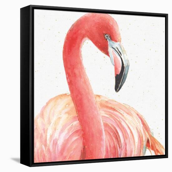 Gracefully Pink II-Lisa Audit-Framed Stretched Canvas