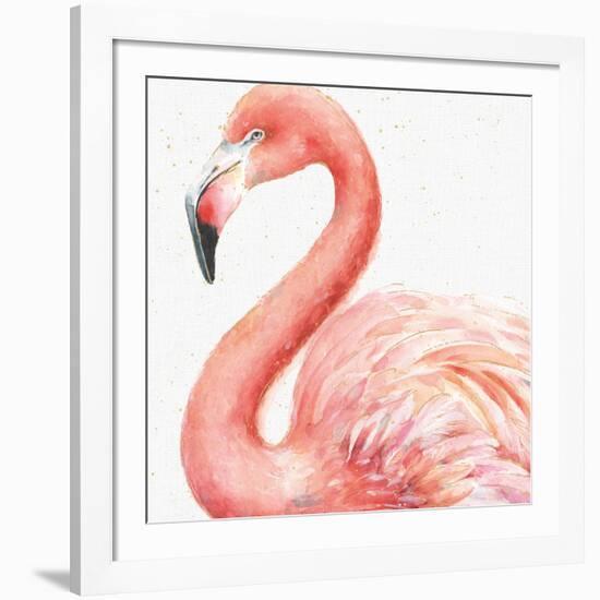 Gracefully Pink III-Lisa Audit-Framed Art Print