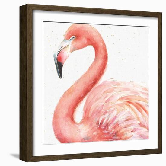 Gracefully Pink III-Lisa Audit-Framed Art Print