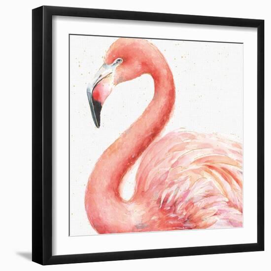 Gracefully Pink III-Lisa Audit-Framed Art Print