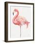 Gracefully Pink V-Lisa Audit-Framed Art Print