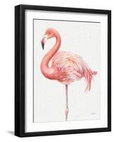 Gracefully Pink V-Lisa Audit-Framed Art Print