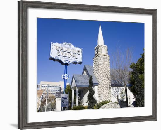 Graceland Wedding Chapel, Las Vegas, Nevada, United States of America, North America-Richard Cummins-Framed Photographic Print