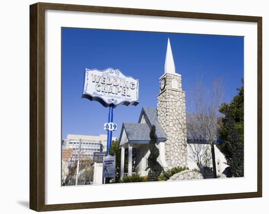 Graceland Wedding Chapel, Las Vegas, Nevada, United States of America, North America-Richard Cummins-Framed Photographic Print