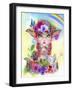 Gracie the Gardener MunchkinZ Elf-Sheena Pike Art And Illustration-Framed Giclee Print