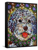 Gracie-MADdogART-Framed Stretched Canvas