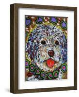 Gracie-MADdogART-Framed Giclee Print