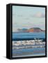 Graciosa Island Beyond Lanzarote's Finest Surf Beach at Famara, Canary Islands-Robert Francis-Framed Stretched Canvas