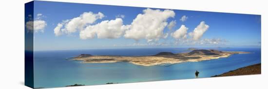 Graciosa Island Seen from the Mirador Del Rio, Lanzarote, Canary Islands-Mauricio Abreu-Stretched Canvas