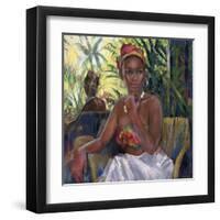 Gracious Gaze-Vishni Gopwani-Framed Giclee Print