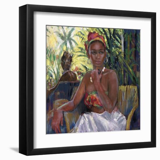 Gracious Gaze-Vishni Gopwani-Framed Giclee Print