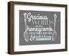 Gracious Words-null-Framed Premium Giclee Print