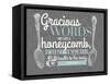 Gracious Words-null-Framed Stretched Canvas