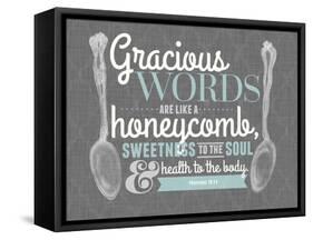 Gracious Words-null-Framed Stretched Canvas