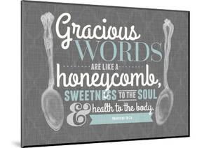 Gracious Words-null-Mounted Giclee Print