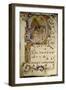 Graduale No.5 Historiated Initial P Depicting the Nativity-Rossello Franchi-Framed Giclee Print