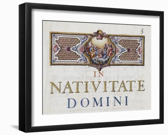 Graduale romanum, exécuté par P. Louis Blouin-J.B. de Bray-Framed Giclee Print