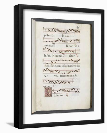 Graduale romanum, exécuté par P. Louis Blouin-J.B. de Bray-Framed Giclee Print