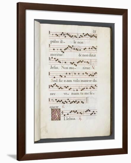 Graduale romanum, exécuté par P. Louis Blouin-J.B. de Bray-Framed Giclee Print