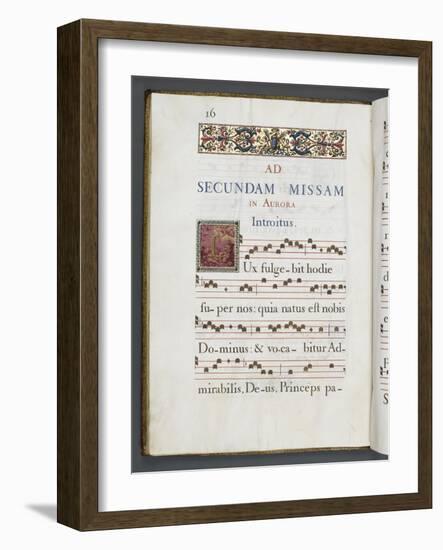 Graduale romanum, exécuté par P. Louis Blouin:-J.B. de Bray-Framed Giclee Print