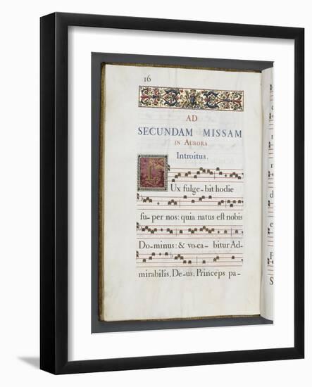 Graduale romanum, exécuté par P. Louis Blouin:-J.B. de Bray-Framed Giclee Print