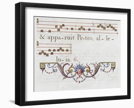 Graduale romanum, exécuté par P. Louis Blouin-J.B. de Bray-Framed Giclee Print