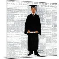 "Graduate", June 6,1959-Norman Rockwell-Mounted Giclee Print